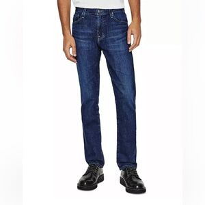 Adriano Goldschmied Men's The Everett Slim Straight Jeans Blue Dark Wash 38/34